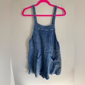 Blue One Piece overalls Medium